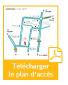 OLVEA - Plan d'accès au siège - Saint Léonard - France