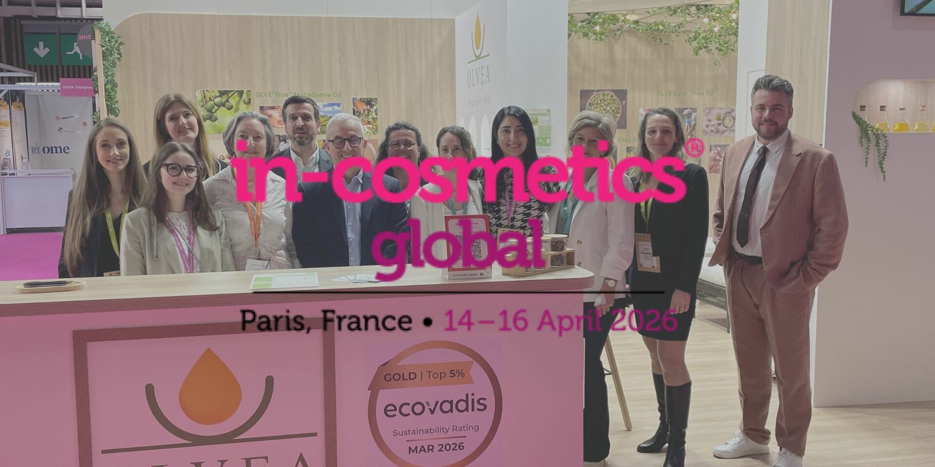 OLVEA présente ses nouveaux produits au salon In-Cosmetics Global !